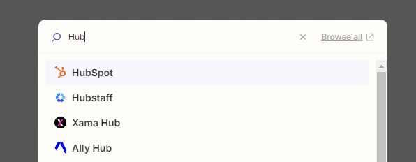 hubspot Verknüpfung screenshot